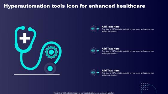 Hyperautomation Tools Icon For Enhanced Healthcare