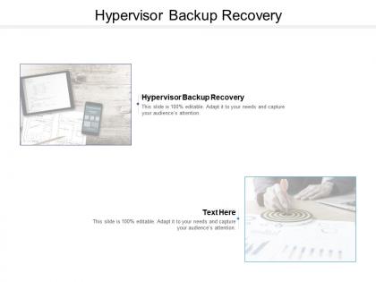 Hypervisor backup recovery ppt powerpoint presentation styles graphics template cpb