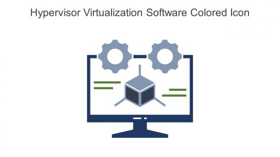 Hypervisor Virtualization Software Colored Icon In Powerpoint Pptx Png And Editable Eps Format