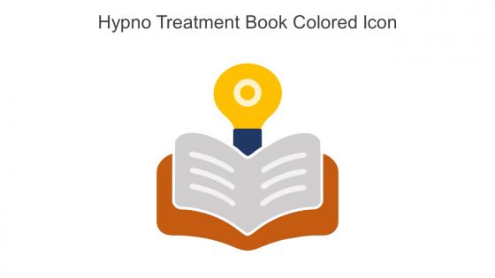 Hypno Treatment Book Colored Icon In Powerpoint Pptx Png And Editable Eps Format