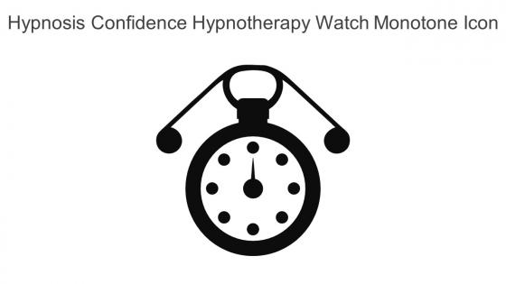 Hypnosis Confidence Hypnotherapy Watch Monotone Icon In Powerpoint Pptx Png And Editable Eps Format