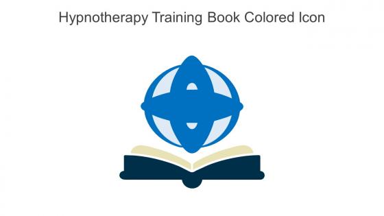 Hypnotherapy Training Book Colored Icon In Powerpoint Pptx Png And Editable Eps Format