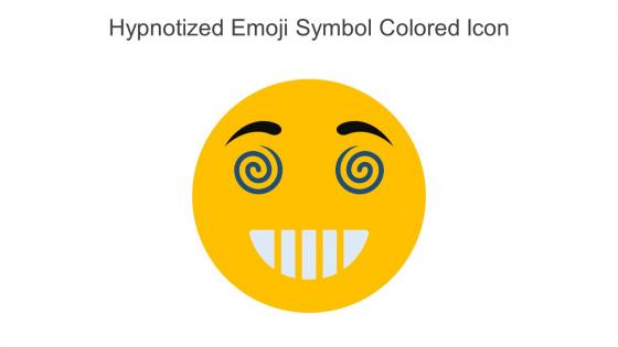 Hypnotized Emoji Symbol Colored Icon In Powerpoint Pptx Png And Editable Eps Format