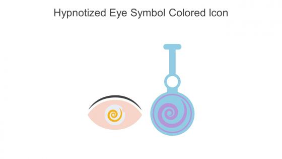 Hypnotized Eye Symbol Colored Icon In Powerpoint Pptx Png And Editable Eps Format