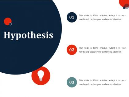 Hypothesis ppt slides template