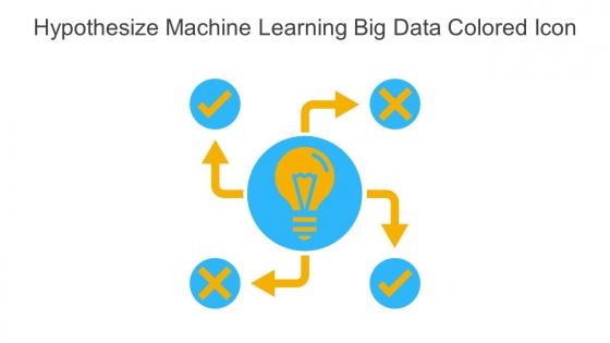 Hypothesize Machine Learning Big Data Colored Icon In Powerpoint Pptx Png And Editable Eps Format