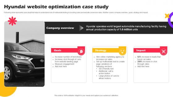 Hyundai Website Optimization Case Marketing Strategies For Online Shopping Website