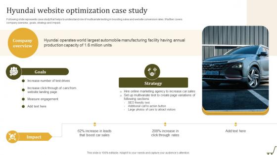 Hyundai Website Optimization Case Study Utilizing Online Shopping Website To Increase Sales