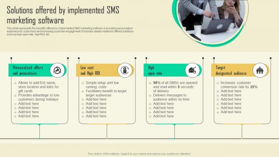 I40 Solutions Offered By Sms Promotional Campaign Marketing Tactics Mkt Ss V