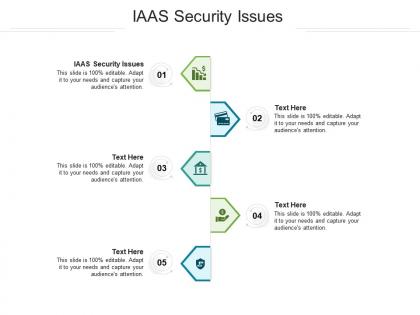 Iaas security issues ppt powerpoint presentation ideas cpb