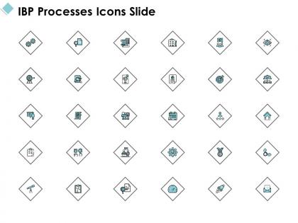 Ibp processes icons slide gear technology c1020 ppt powerpoint presentation file summary