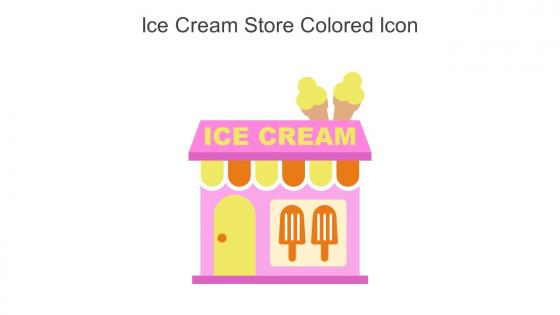 Ice Cream Store Colored Icon In Powerpoint Pptx Png And Editable Eps Format