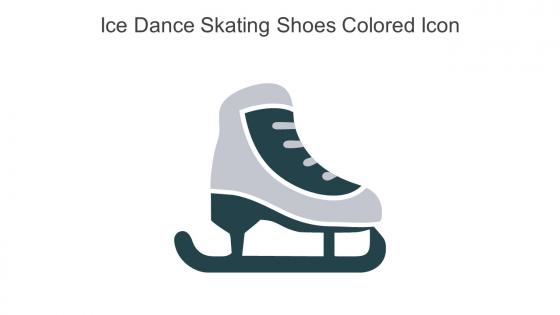 Ice Dance Skating Shoes Colored Icon In Powerpoint Pptx Png And Editable Eps Format