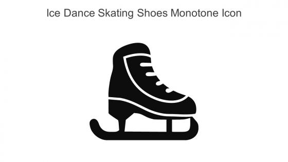 Ice Dance Skating Shoes Monotone Icon In Powerpoint Pptx Png And Editable Eps Format