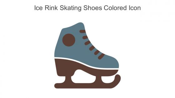 Ice Rink Skating Shoes Colored Icon In Powerpoint Pptx Png And Editable Eps Format
