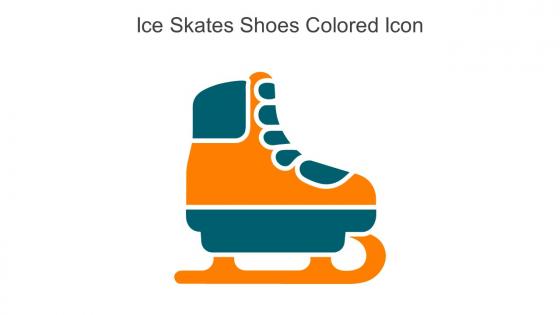 Ice Skates Shoes Colored Icon In Powerpoint Pptx Png And Editable Eps Format