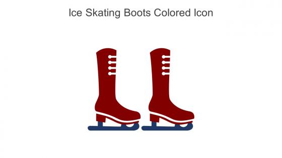 Ice Skating Boots Colored Icon In Powerpoint Pptx Png And Editable Eps Format
