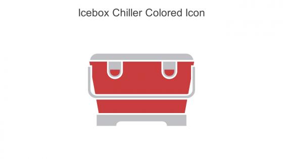 Icebox Chiller Colored Icon In Powerpoint Pptx Png And Editable Eps Format