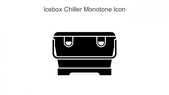 Icebox Chiller Monotone Icon In Powerpoint Pptx Png And Editable Eps Format