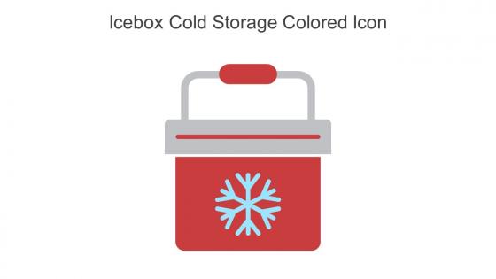 Icebox Cold Storage Colored Icon In Powerpoint Pptx Png And Editable Eps Format