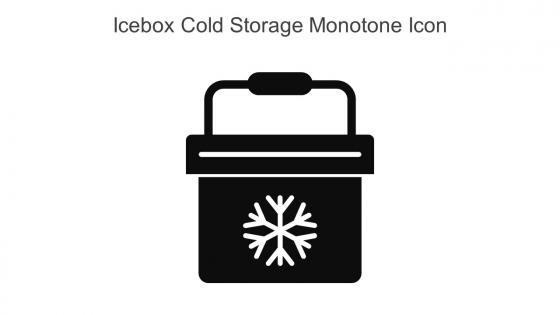 Icebox Cold Storage Monotone Icon In Powerpoint Pptx Png And Editable Eps Format