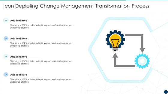 Icon Depicting Change Management Transformation Process