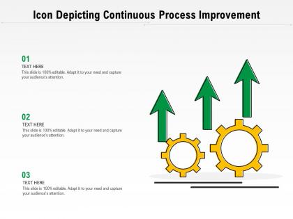 Icon depicting continuous process improvement
