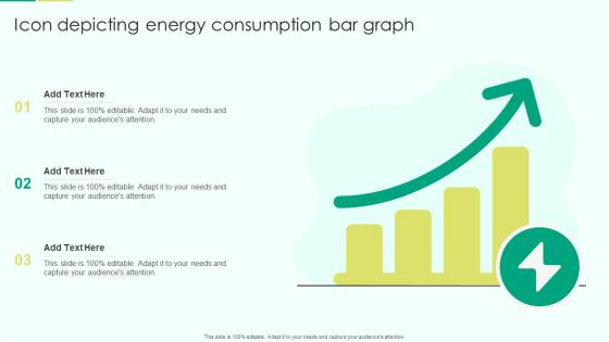 Icon Depicting Energy Consumption Bar Graph