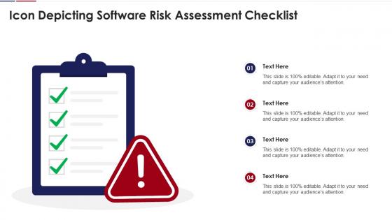 Icon Depicting Software Risk Assessment Checklist