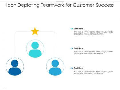 Icon depicting teamwork for customer success