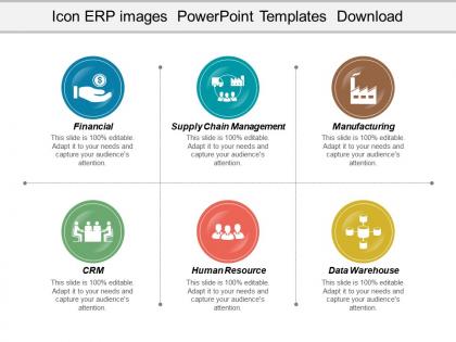 Icon erp images powerpoint templates download