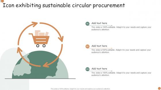 Icon Exhibiting Sustainable Circular Procurement