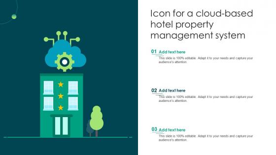 Icon For A Cloud Based Hotel Property Management System