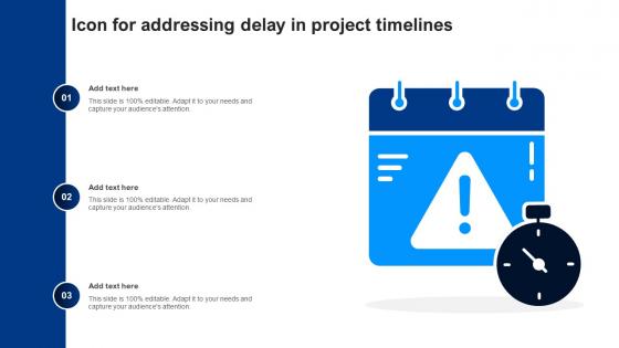 Icon For Addressing Delay In Project Timelines