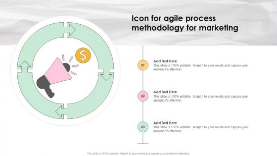 Icon For Agile Process Methodology For Marketing