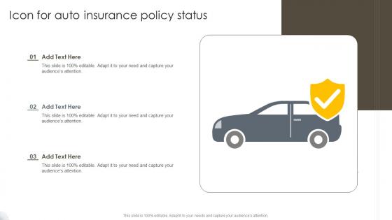 Icon For Auto Insurance Policy Status