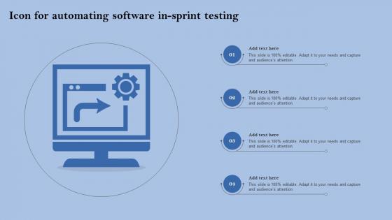 Icon For Automating Software In Sprint Testing