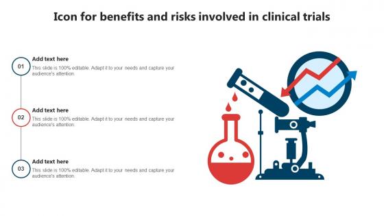 Icon For Benefits And Risks Involved In Clinical Trials