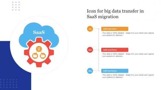 Icon For Big Data Transfer In Saas Migration