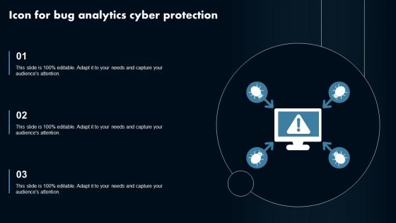 Icon For Bug Analytics Cyber Protection