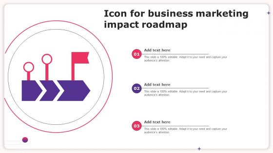 Icon For Business Marketing Impact Roadmap
