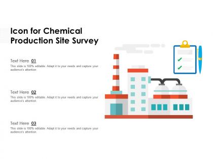 Icon for chemical production site survey
