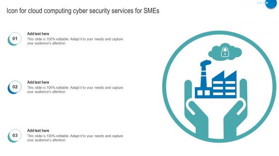 Icon For Cloud Computing Cyber Security Services For Smes