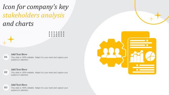 Icon For Companys Key Stakeholders Analysis And Charts