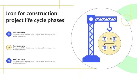 Icon For Construction Project Life Cycle Phases
