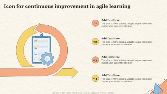Icon For Continuous Improvement In Agile Learning