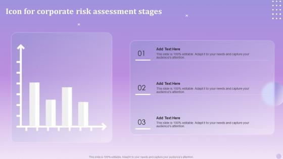Icon For Corporate Risk Assessment Stages