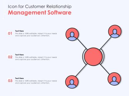 Icon for customer relationship management software
