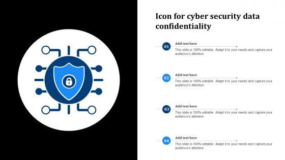 Icon For Cyber Security Data Confidentiality