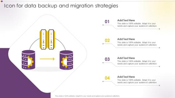 Icon For Data Backup And Migration Strategies